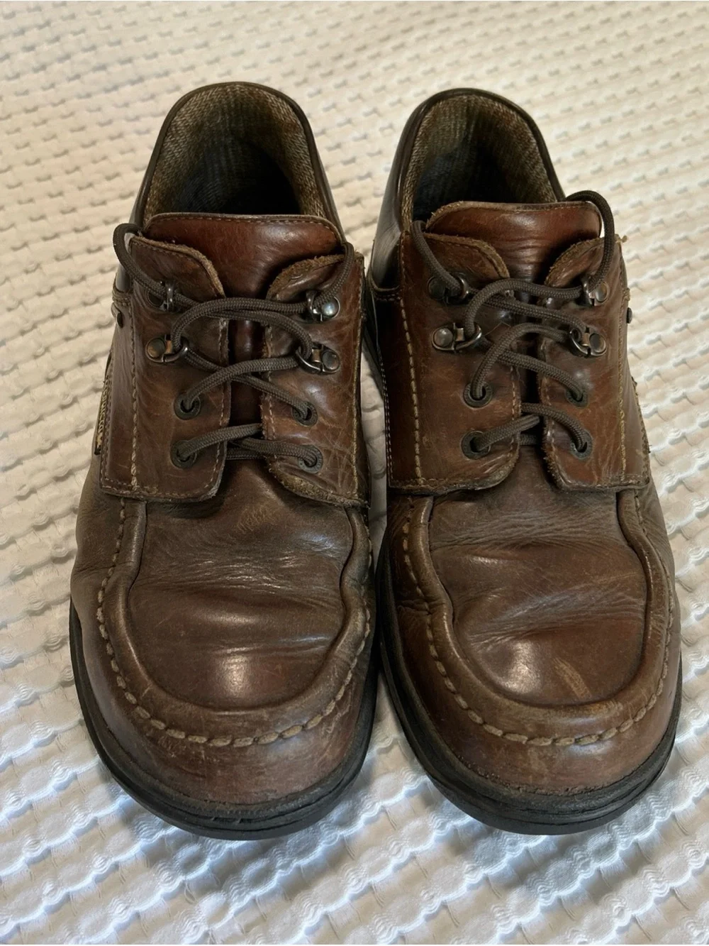 Mephisto Leather Low Hiking Walking Lace-Up Sneaker GoreTex Men’s US 9.5 EU 9
